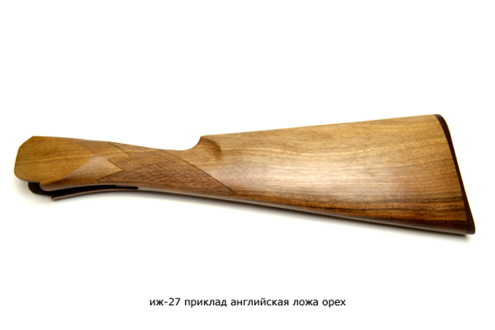 Приклад на ИЖ-27 Английская ложа орех, после 88 года, 12,16 калибр