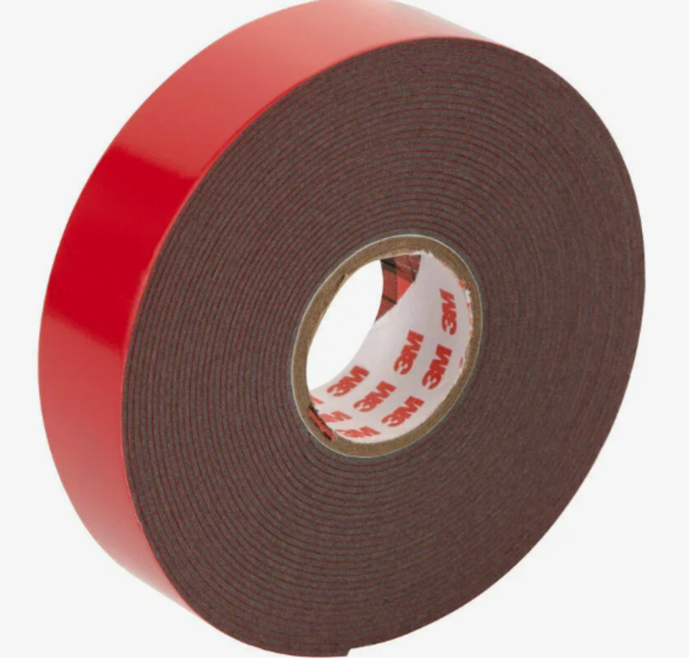 Скотч 2-х сторонний 3М (20*5) Серый (уп1/6) 6008F