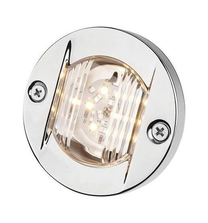 Огонь кормовой круглый, светодиодный теплый белый свет 12 В, SeaFlo