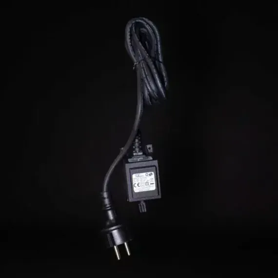 Трансформатор 4,8W. для силиконовых нитей 24В., до 100 LED, провод черный каучук, IP65, Beauty Led (EA05-100L)