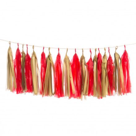 Гирлянда тассел "Новогодняя"