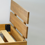 Кровать 160х200, Дубовая Классика, двуспальная, массив дуба на ножках в стиле лофт, Dipriz