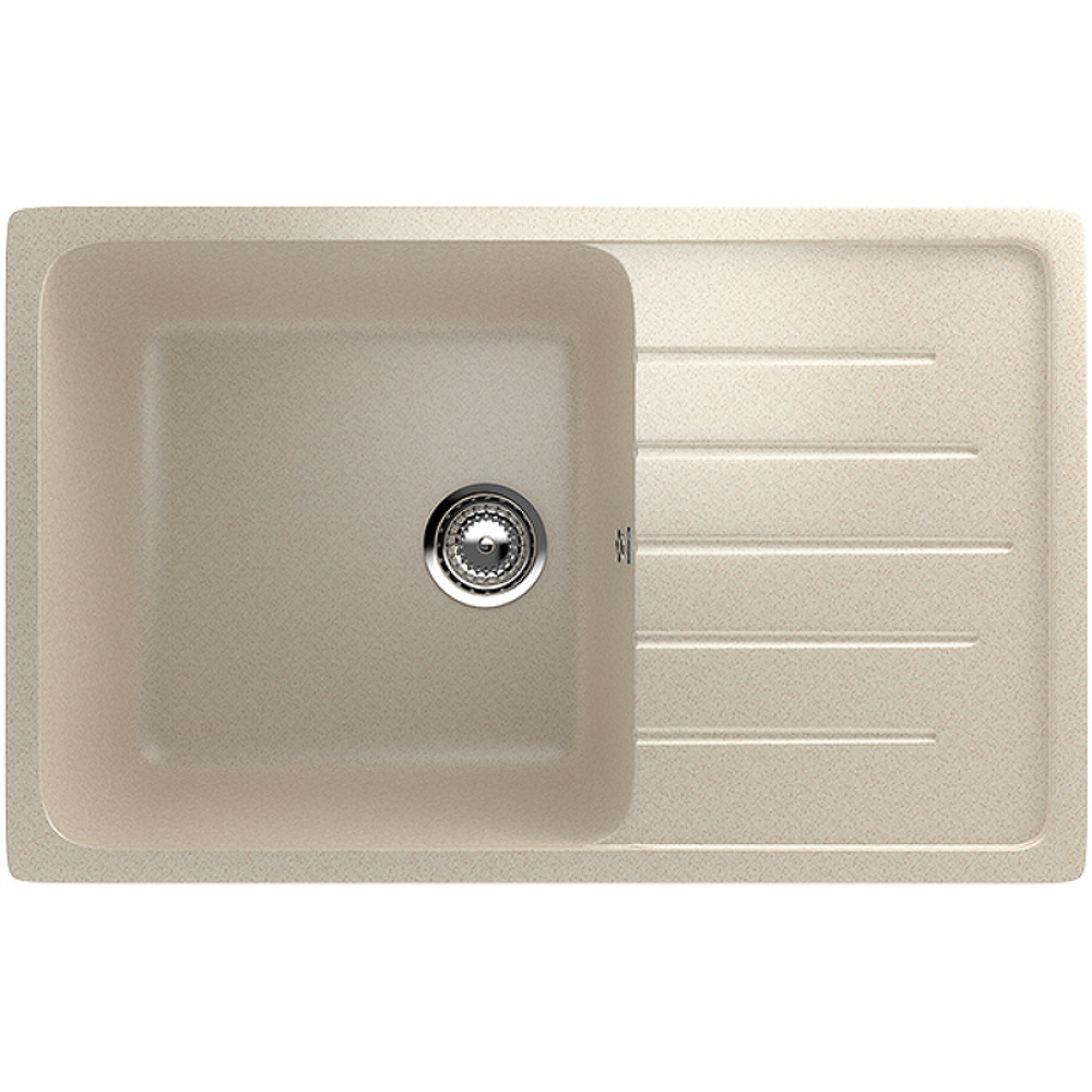 МОЙКА ULGRAN РЕВЕРС С ПЛОЩАДКОЙ U-400 БЕЖЕВЫЙ 328