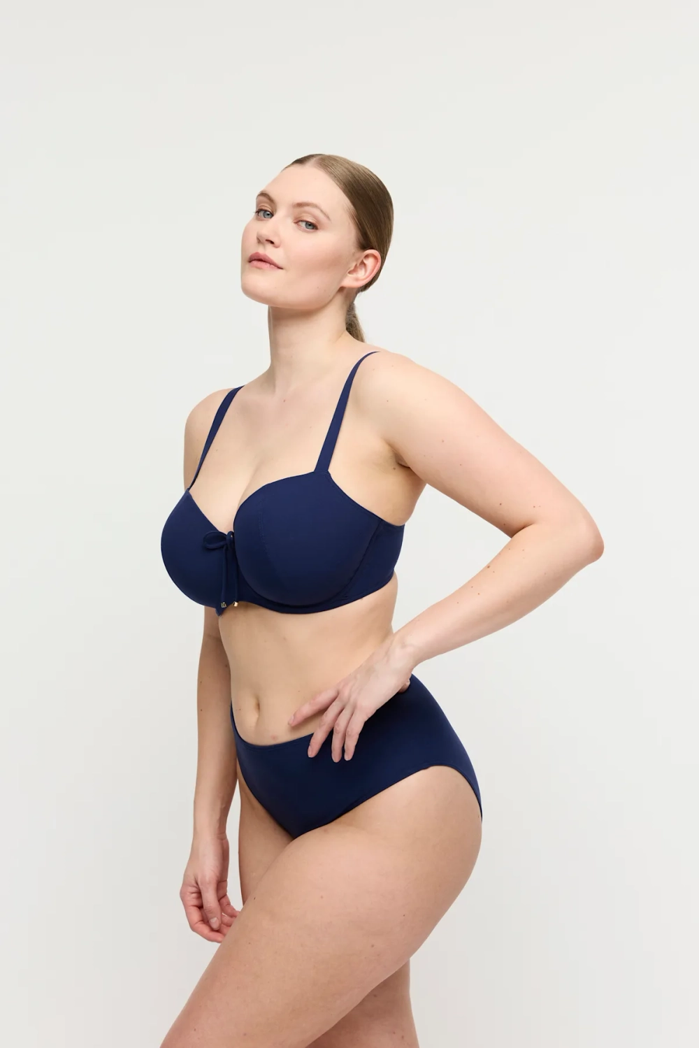 PRIMADONNA Swim Aswan Топ-балконет с поролоновой вставкой, темно-синий