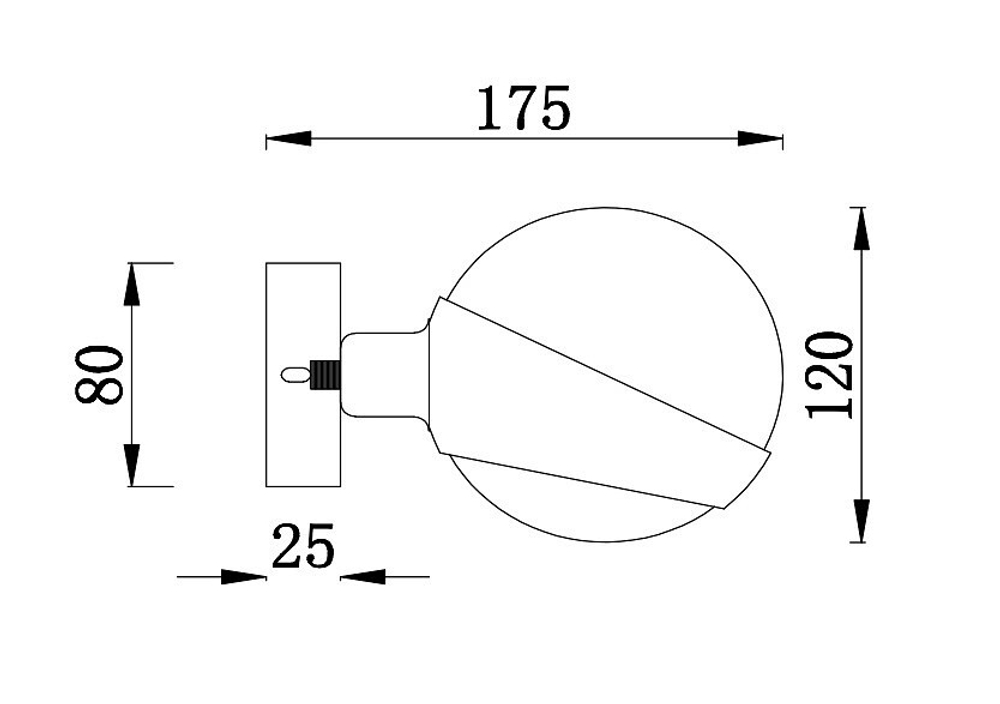 Бра Freya FR5009WL-01B