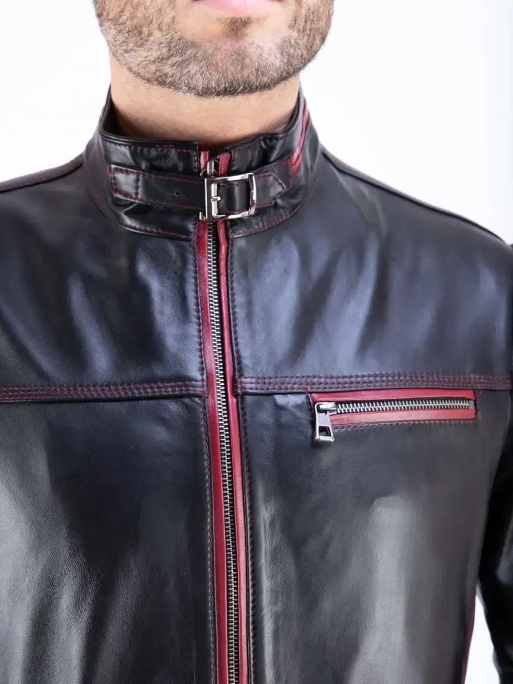 Куртка мужская из натуральной кожи