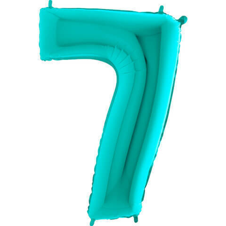 Воздушный шар цифра 7 тиффани