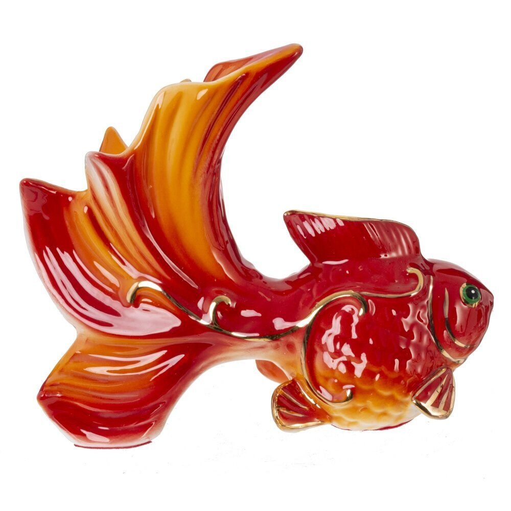 GAEM Фигурка декоративная "Золотая рыбка", L12,5 W8,5 H11 см, 2в.