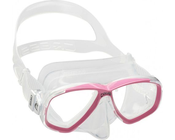 Набор для снорклинга Cressi Perla Box (Маска Perla + Трубка Mexico + Бокс) розовый