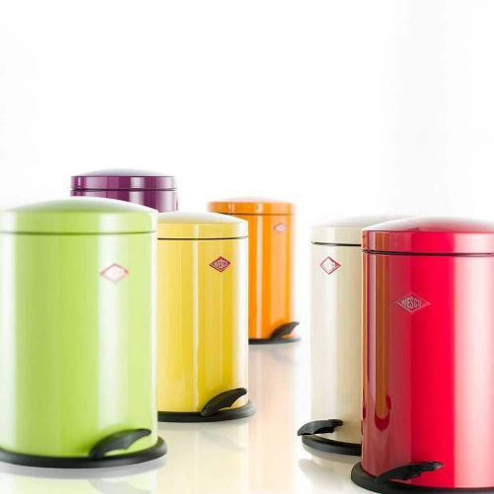 Ведро для мусора 13л Wesco Pedal Bin 116 матовый песок