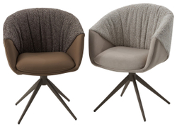 Стул ГИССЕН (GISSEN) 360 град., цвет ЛАТТЕ RIELY-111 / V885-3, ткань / ЛАТТЕ, ®DISAUR