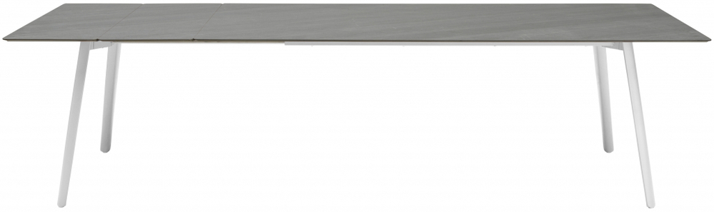 Стол ламинированный раздвижной Scab Design Squid Extendable, белый, сланец