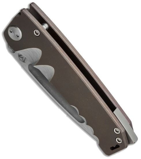 Складной нож -танто скл. Medford Marauder MF/Marauder T Tb-Bronze c клинком из стали D2, рукоять титан