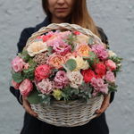 Корзина цветов Экзотика летом🌸