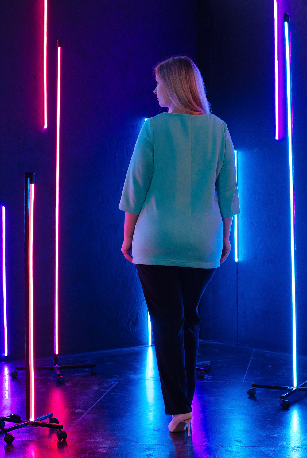 Туника 3516ЛП, тиффани #58Т203516ЛП