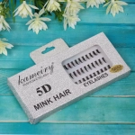 Ресницы - пучки накладные «Beautiful look - Beauty 5D», 10мм, цвет черный