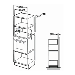 Встраиваемая микроволновая печь Kuppersberg HMW 625 B
