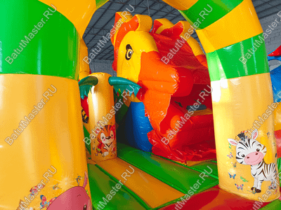 Батут "Мульти Сафари Утка"  7*6*4 м, с окнами по бокам