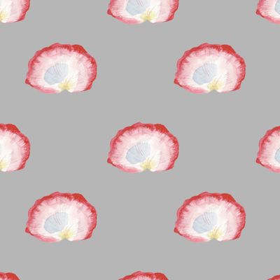 Бесшовный принт c маками