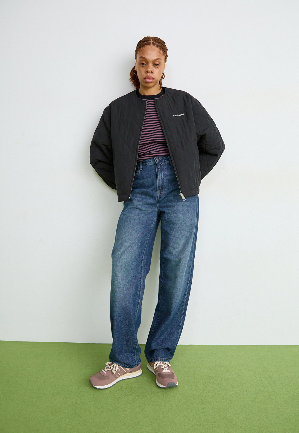 Carhartt WIP ELMA  - Демисезонная куртка - Чёрный