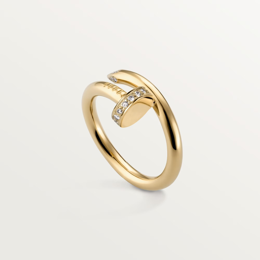 Кольцо Cartier Juste un Clou гвоздь с бриллиантами