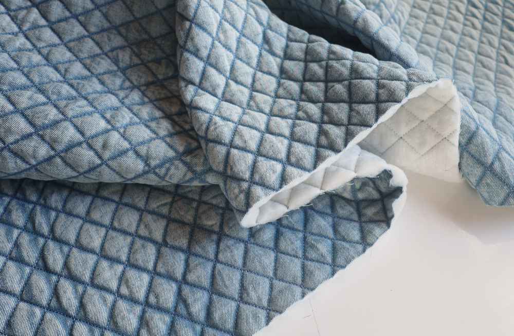 ГОЛУБОЙ - Стежка джинс ПЛОТНАЯ (1397 Евгения)