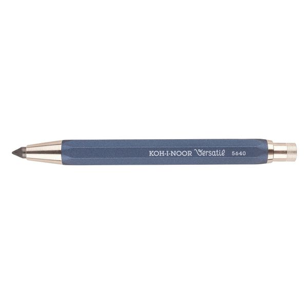 Карандаш цанговый металлический KOH-I-NOOR VERSATIL 5640 короткий, 5,6 мм, синий металлик