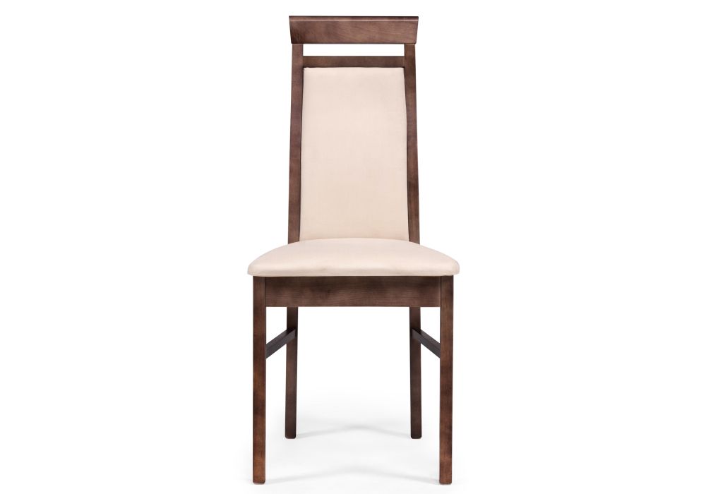 Деревянный стул Амиата бежевый / орех