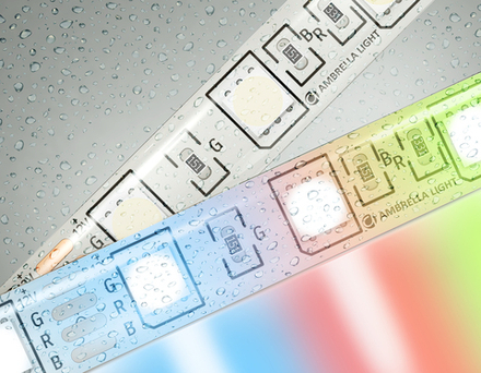 Ambrella Светодиодная лента RGB Ambrella Light GS2302 5050 60Led /14.4W m/ 12V IP65 RGB 5m LED Strip 12V GS2302