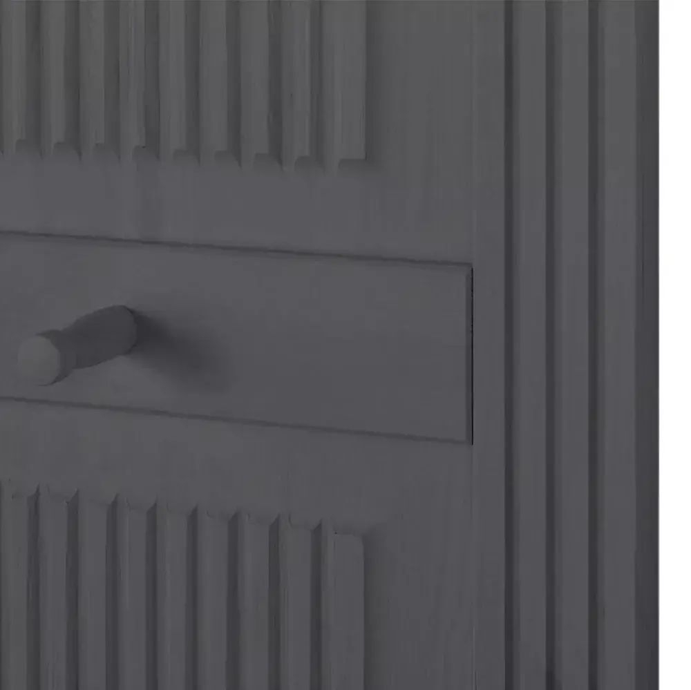 Вешалка настенная Хельсинки для прихожей, сосна, большая, серый/антик (серый, бежевый)