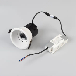 Светильник MS-FLOW-BUILT-R85-6W Warm3000 (WH, 55 deg, 230V) (Arlight, IP20 Металл, 5 лет) 060923