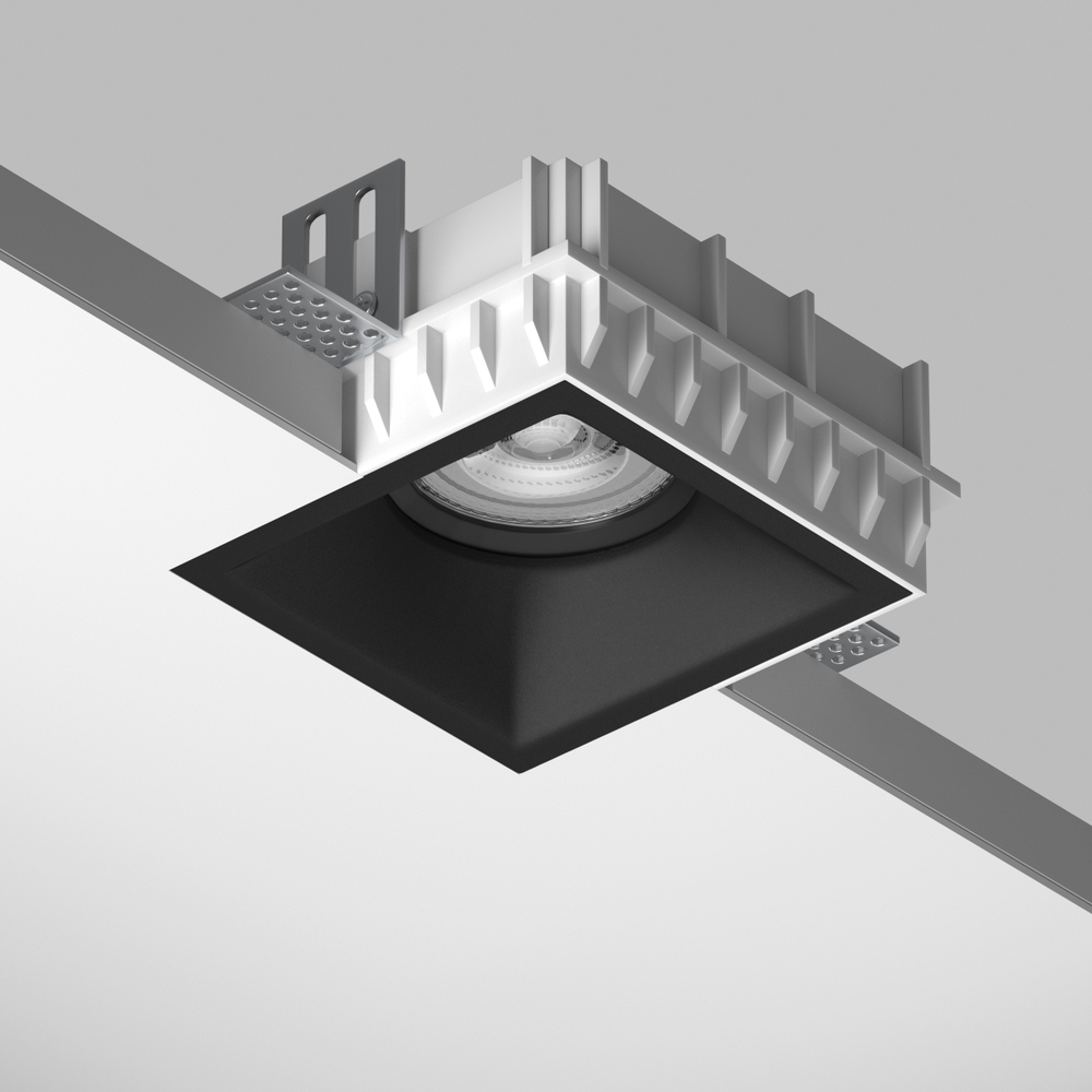 G214507BMOD Светильник DOMINO QUAD под LED модуль/лампу МR16 ЧЁРНЫЙ (214510+214507+214007)