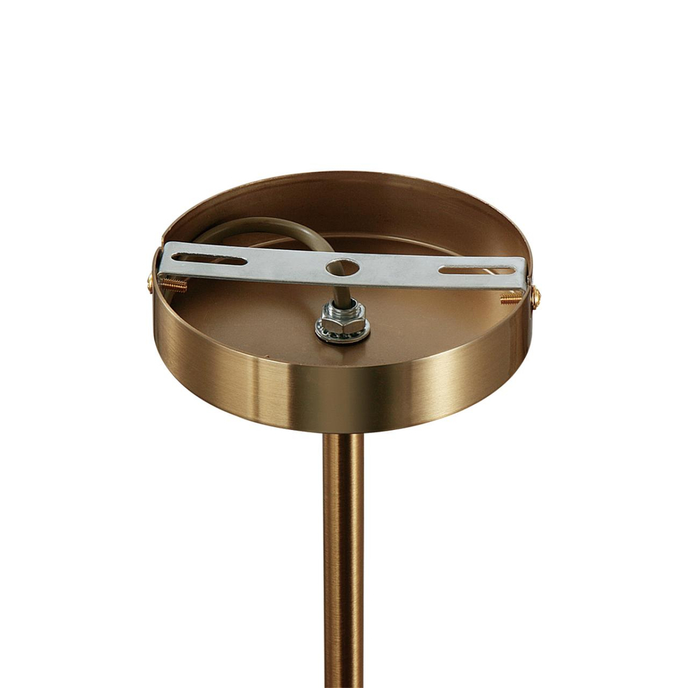 8278/9 MODERNI LN26 167 латунь/белый, металл/стекло Люстра Е14 9*40W 220V CARMELA