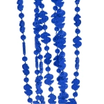 Бусы на ёлку 1,5м «Доллары» 1,2см, Синий