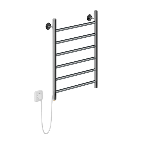 Полотенцесушитель MIXLINE VEGA  60х40 (кноп выключатель, 222 Вт, 6 перекладин, левый) электрический