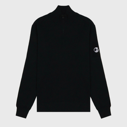 Свитер C.P. Company 1/4 Zip Black