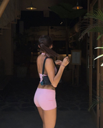 pink halter top