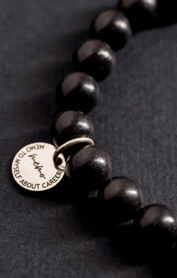 XXX Браслет "Memo about Health" из шунгита 8 мм с подвеской