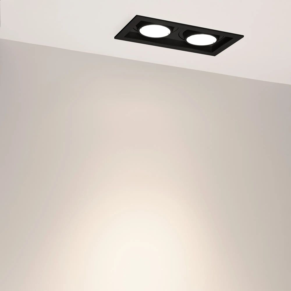 Светильник MS-VORTEX-BUILT-S210x117-2x20W Day4000 (BK-BK, 40 deg, 230V) (Arlight, IP20 Металл, 5 лет) 058441