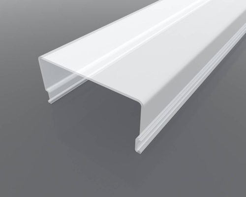 Рассеиватель прямоугольный матовый поликарбонат LC-LRM-36-6