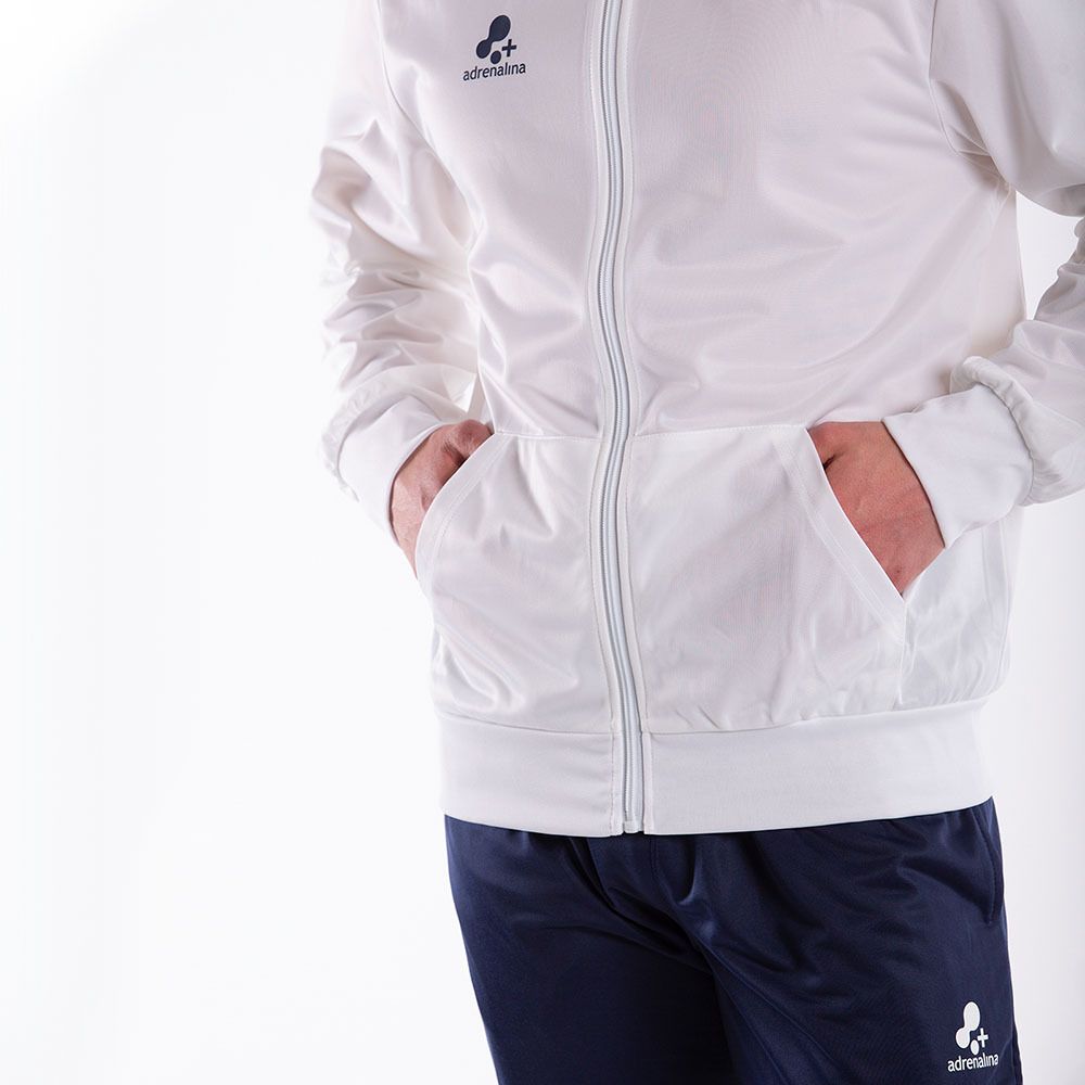 Костюм спортивный +ADRENALINA 3302-023-2XL, размер 2XL, бело-т.синий
