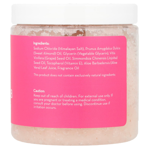 Pure Body Naturals, скраб с гималайской розовой солью, 340 г (12 унций)