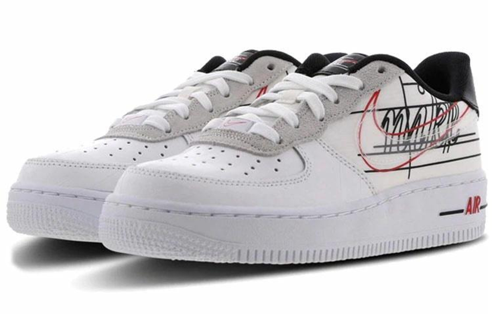 Кроссовки Nike Air Force 1 Script Swoosh Logo (Женская размерная сетка)