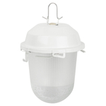 Светильник ЭРА НСП 02-100-001 без решетки Желудь сталь / стекло IP54 E27 max 100Вт 262х172 белый