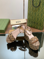 Gucci Horsebit Flatform Sandal
