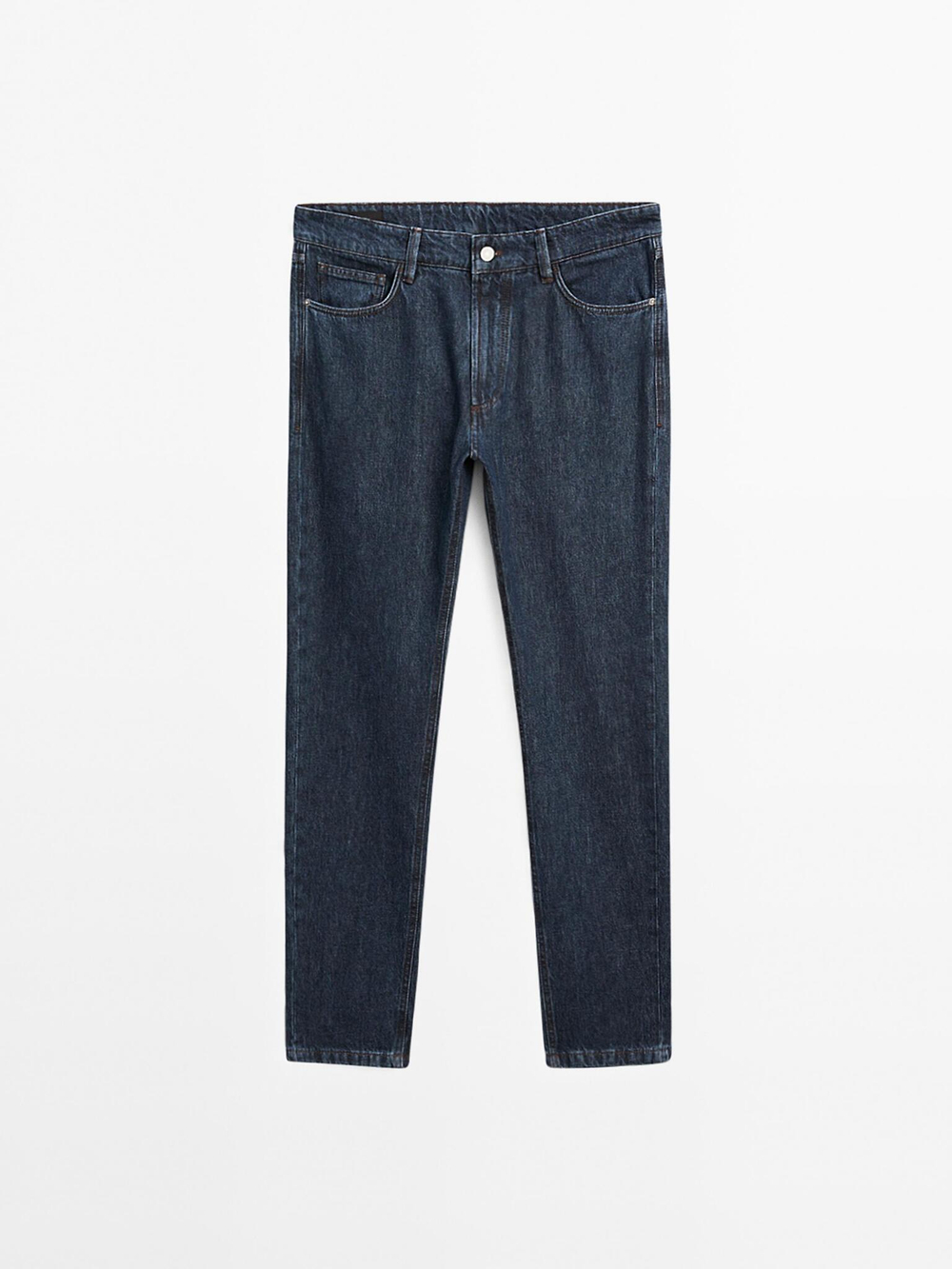 Massimo Dutti Джинсы Slim Fit, глубокий синий