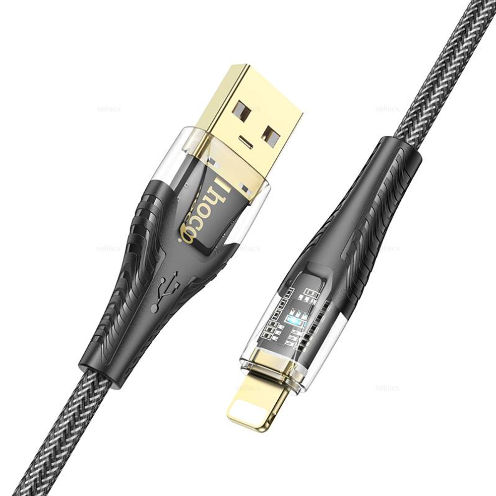 Кабель USB на Lightning Hoco U121 (black)