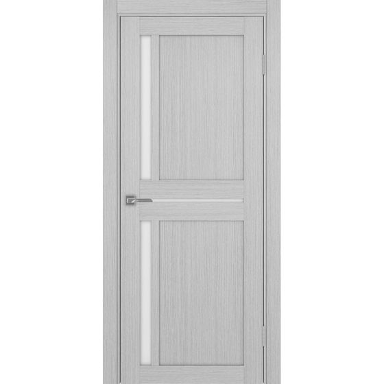 Купить Межкомнатная дверь экошпон Турин 523.221 дуб серый остеклённая