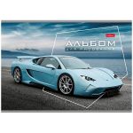 Альбом для рисования 32л, А4, Хатбер Автотюнинг, на скрепке, обл. пластик, ассорти