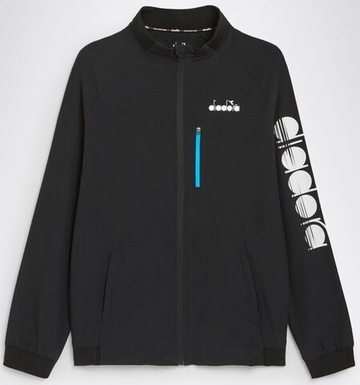 Мужская теннисная куртка Diadora FZ Jacket - черный